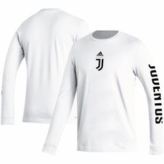 Juventus Team Crest Long Sleeve T-Shirt - White | Adidas sale