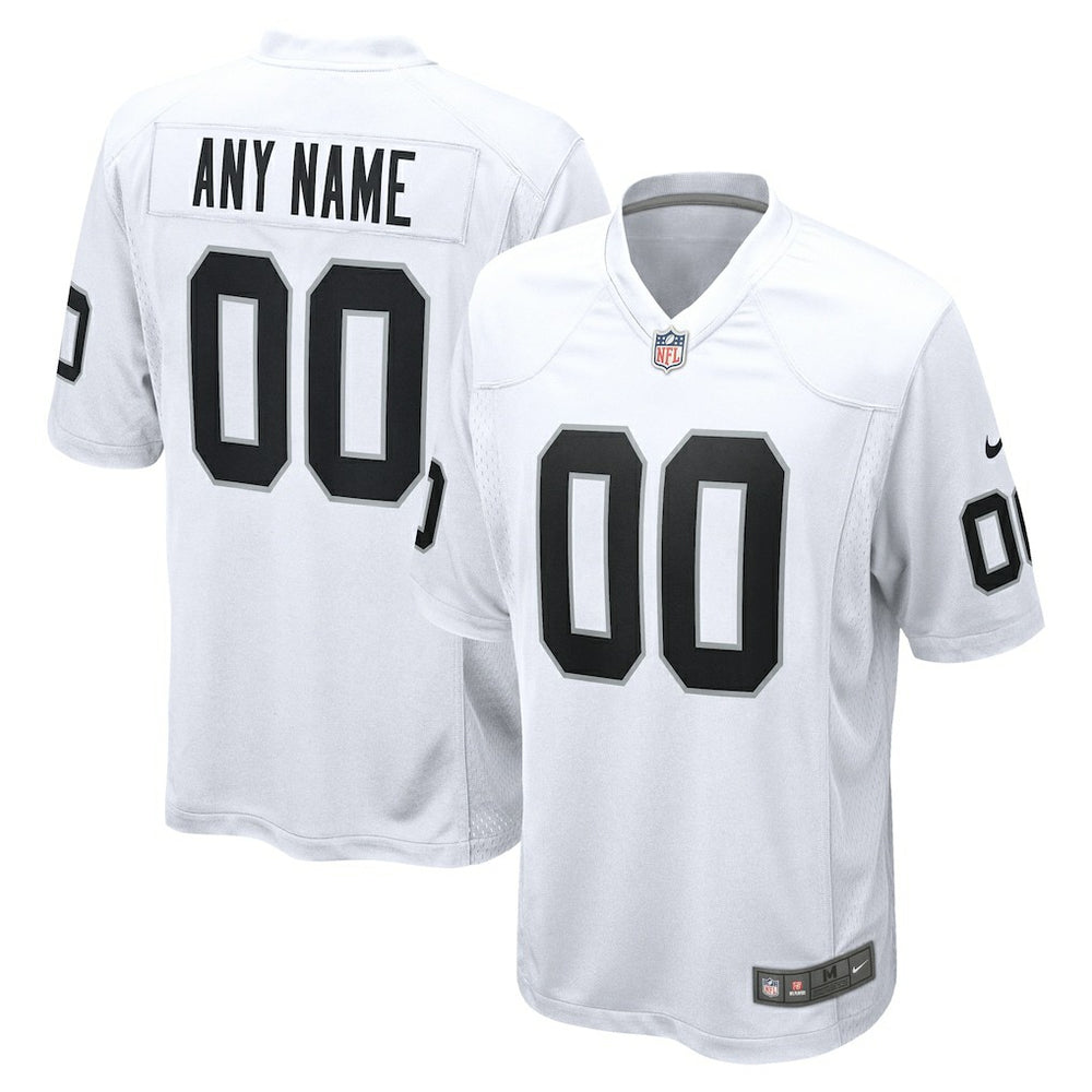 Las Vegas Raiders Youth Team Custom Game Jersey - White | Nike online