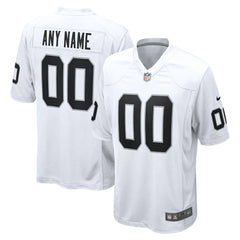 Las Vegas Raiders Youth Team Custom Game Jersey - White | Nike online