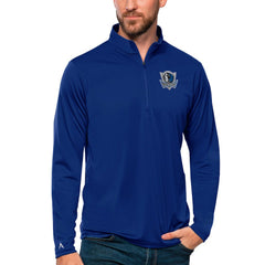 Dallas Mavericks Antigua Tribute Quarter-Zip Pullover Top sale - Blue outlet