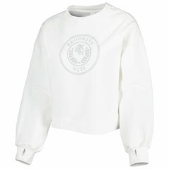 Brooklyn Nets Lusso Women's Lola Ball and Chain Pullover Sweatshirt - White online