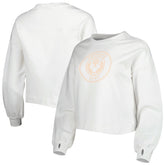 Phoenix Suns Lusso Women's Lola Ball and Chain Pullover Sweatshirt - White outlet