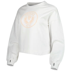 Phoenix Suns Lusso Women's Lola Ball and Chain Pullover Sweatshirt - White outlet