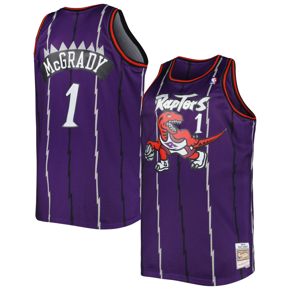 Tracy McGrady Toronto Raptors Big & Tall Hardwood Classics 1998/99 Swingman Jersey - Purple | Mitchell & Ness cheap