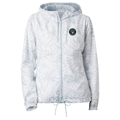 Milwaukee Brewers Women's Flash Forward Full-Zip Windbreaker Jacket - Gray | Columbia