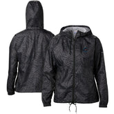 Miami Marlins Women's Flash Forward Full-Zip Windbreaker Jacket - Black | Columbia
