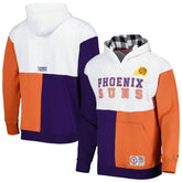 Phoenix Suns Tommy Jeans Andrew Split Pullover Hoodie - White/Purple discount