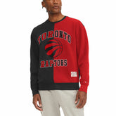 Toronto Raptors Tommy Jeans Keith Split Pullover Sweatshirt - Red/Black discount