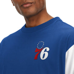 Philadelphia 76ers Tommy Jeans Richie Color Block Long Sleeve T-Shirt - Royal on sale