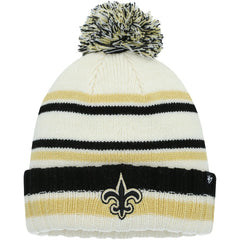New Orleans Saints '47 Youth Driftway Cuffed Knit with Pom - Cream outlet