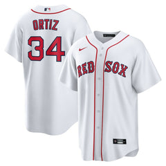 David Ortiz Boston Red Sox Home Replica Player Jersey - White | Nike