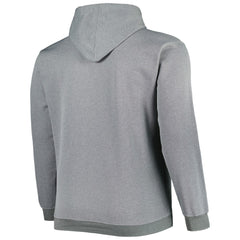 Cleveland Guardians Profile Big & Tall Pullover Hoodie - Ash