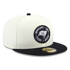 Tampa Bay Buccaneers New Era 2022 Inspire Change 59FIFTY Fitted Hat - Cream/Black sale