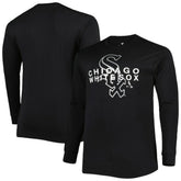 Chicago White Sox Big & Tall Long Sleeve T-Shirt - Black