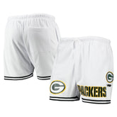 Green Bay Packers Pro Standard Mesh Shorts - White/Black outlet