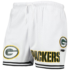 Green Bay Packers Pro Standard Mesh Shorts - White/Black outlet