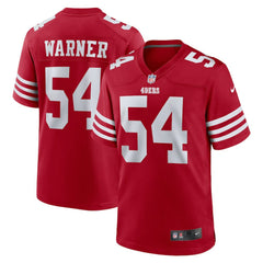 Fred Warner San Francisco 49ers Player Game Jersey - Scarlet | Nike on sale