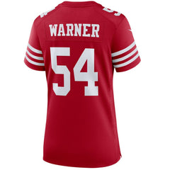 Fred Warner San Francisco 49ers Women's Player Jersey - Scarlet | Nike online