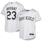 Kris Bryant Colorado Rockies Youth Alternate Replica Player Jersey - White | Nike