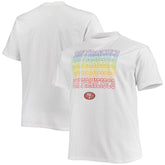 San Francisco 49ers Big & Tall City Pride T-Shirt - White discount