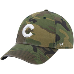 Chicago Cubs Clean Up Adjustable Hat - Camo | 47 brand