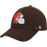 Cleveland Browns '47 Youth Team Logo Clean Up Adjustable Hat - Brown for sale