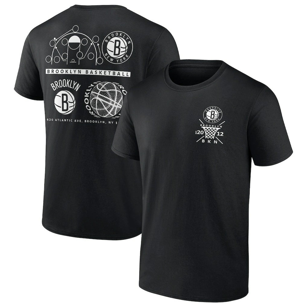 Brooklyn Nets Court Street Collective T-Shirt - Black | Fanatics on sale