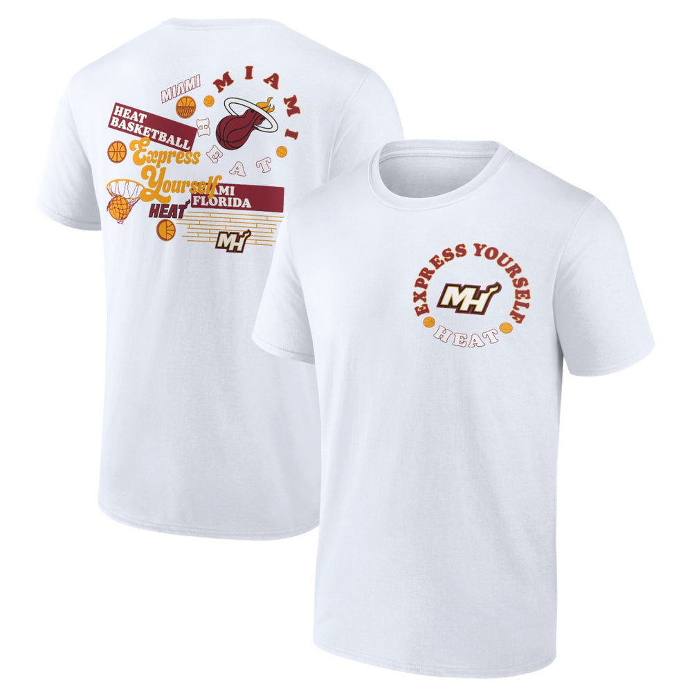 Miami Heat Street Collective T-Shirt - White | Fanatics shop