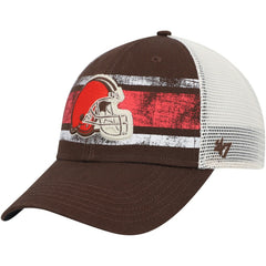 Cleveland Browns '47 Interlude MVP Trucker Snapback Hat - Brown/White discount