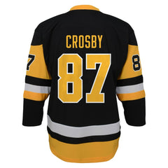 Sidney Crosby Pittsburgh Penguins Youth Captain Patch Home Replica Player Jersey Black