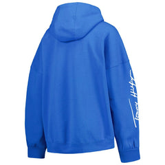 Los Angeles Chargers Tommy Hilfiger Women's Becca Drop Shoulder Pullover Hoodie - Powder Blue on sale
