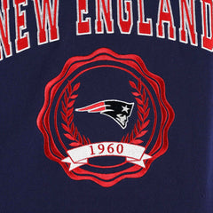 New England Patriots Tommy Hilfiger Women's Becca Drop Shoulder Pullover Hoodie - Navy outlet