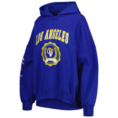 Los Angeles Rams Tommy Hilfiger Women's Becca Drop Shoulder Pullover Hoodie - Royal outlet