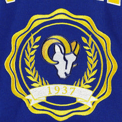 Los Angeles Rams Tommy Hilfiger Women's Becca Drop Shoulder Pullover Hoodie - Royal outlet