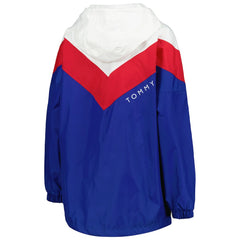 Buffalo Bills Tommy Hilfiger Women's Staci Half-Zip Hoodie Windbreaker Jacket - White/Red sale