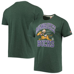 Milwaukee Bucks Homage NBA x Rugrats Tri-Blend T-Shirt - Hunter Green on sale