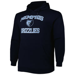 Memphis Grizzlies Big & Tall Heart & Soul Pullover Hoodie - Navy discount