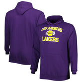 Los Angeles Lakers Big & Tall Heart & Soul Pullover Hoodie - Purple online