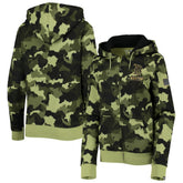 Boston Red Sox Women's 2022 MLB Armed Forces Day Camo Full-Zip Hoodie - Green | New Era
