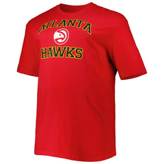 Atlanta Hawks Big & Tall Heart & Soul T-Shirt - Red for sale