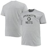 Brooklyn Nets Big & Tall Heart & Soul T-Shirt - Heathered Gray outlet