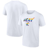 Miami Heat Pride T-Shirt - White discount