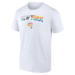 New York Knicks Pride T-Shirt - White sale