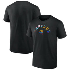 Toronto Raptors Pride T-Shirt - Black cheap