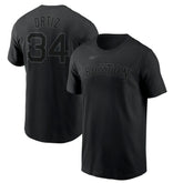 David Ortiz Boston Red Sox Name & Number T-Shirt - Black | Nike