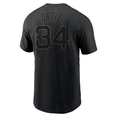 David Ortiz Boston Red Sox Name & Number T-Shirt - Black | Nike