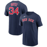 David Ortiz Boston Red Sox Name & Number Logo T-Shirt - Navy | Nike