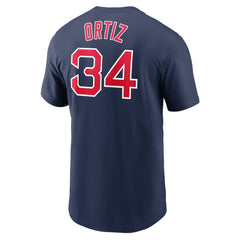 David Ortiz Boston Red Sox Name & Number Logo T-Shirt - Navy | Nike