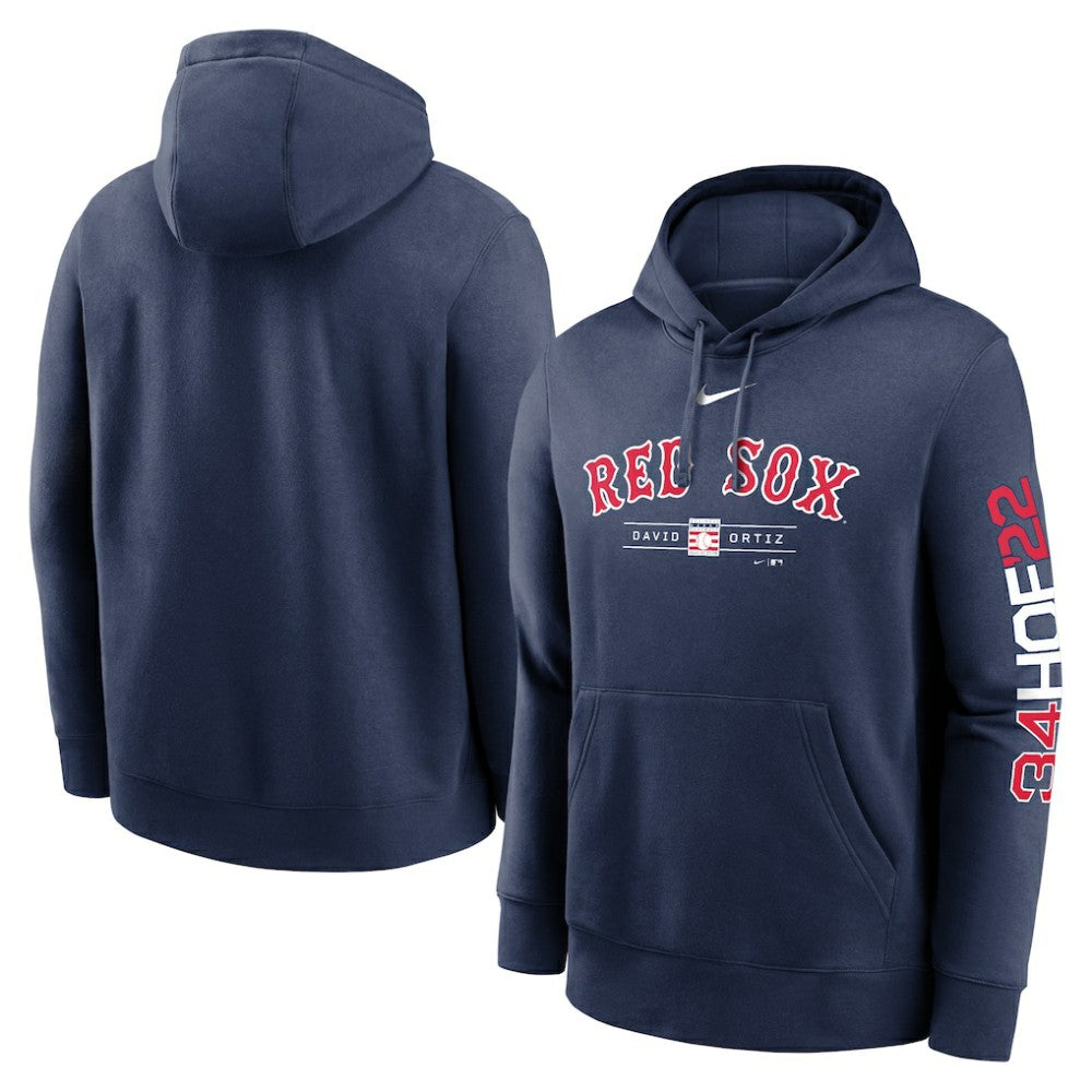 David Ortiz Boston Red Sox 2022 Hall of Fame Inductee Pullover Hoodie - Navy | Nike