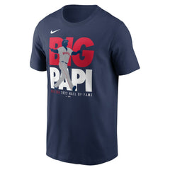 David Ortiz Boston Red Sox 2022 Hall of Fame Essential T-Shirt - Navy | Nike